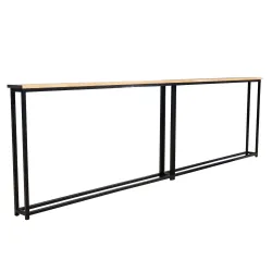 Długa konsola, stolik, drewniany blat SK-9